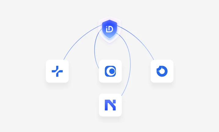 Anti-spoofing diagram linking presentation attack types to the RS-ID shield