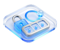 3D shield with a counter, representing counter-based codes